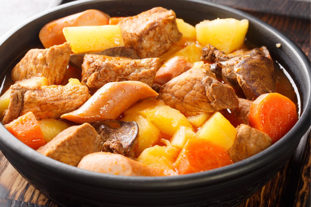 Pork and potato stew